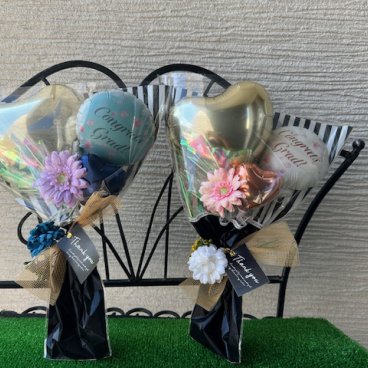 バルーンバンチ　卒業花束 卒業 花束　 花束 バルーン ギフト 風船 お祝い プレゼント バルーンギフト 卒業式　卒業 送料無料 　バルーン ブーケ　 名入れ 退職 花束 バルーン花束 お祝い プレゼント ハート おしゃれ 花　子供 大人 中学校 高校 大学 バルーンブーケ