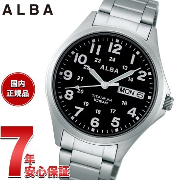 セイコー アルバ クオーツ SEIKO ALBA 腕時計 メンズ チタン AQPJ402