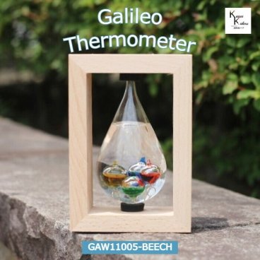 Fun Science　ガリレオ温度計　ガリレオ　しずく　ナチュラル　インテリア小物　ディスプレイ小物　天気　サイエンス　科学　ガラス　インテリアガリレオ 温度計 気象計 温度計浮き球 ガリレオサーモメーター　雲 オーナメント ガラス 父の日 母の日 敬老の日 ギフト　お祝い