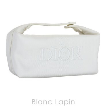【ノベルティ】 クリスチャンディオール Dior ハンドルコスメポーチ #ホワイト