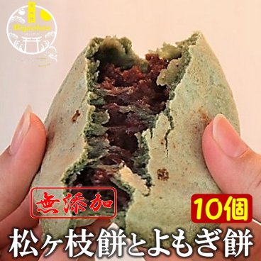 宮地嶽名物 松ヶ枝餅とよもぎ餅 10個 送料無料 無添加 縁起餅 のし 熨斗 北海道十勝産 小豆 雅 銅釜 直火炊き 九州産 もち米 老舗の味 保存料不使用 手造り 老舗 餅 焼餅 あんこ餅 粒餡 ツブアン 餡子 アンコ 小豆 あずき 菓子 スイーツ ギフト お取り寄せスイーツ 御祝 お祝い 挨拶 内祝 仏事 贈り物 プレゼント お中元 御中元 お歳暮 御歳暮 父の日 母の日 敬老の日 誕生日 