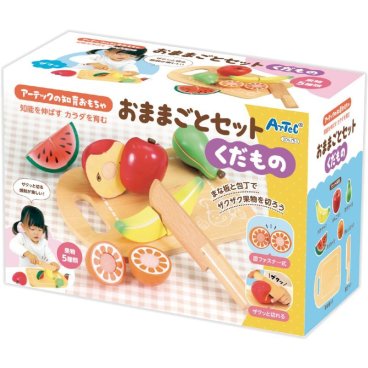 【ギフト対応無料】アーテック 木製おままごとセット くだもの (006753) Artec(アーテック) 木製玩具 知育玩具 出産祝い お誕生日 0歳 1歳 2歳 3歳 ※送料無料(北海道・沖縄は除く)
