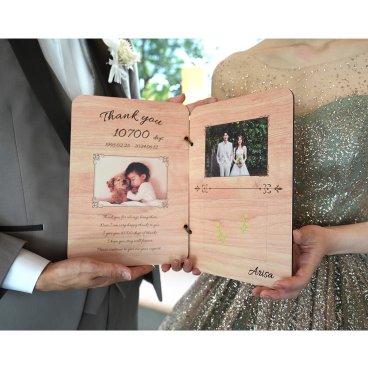 【フォト感謝状book】子育て感謝状 両親贈呈品 入籍 結婚 結婚式 両親に贈る おしゃれ 結婚準備品 プレゼント 名入れ フォトフレーム 写真立て 感謝状 家族 ギフト ウェディング 贈呈品 両親 データ入稿型商品