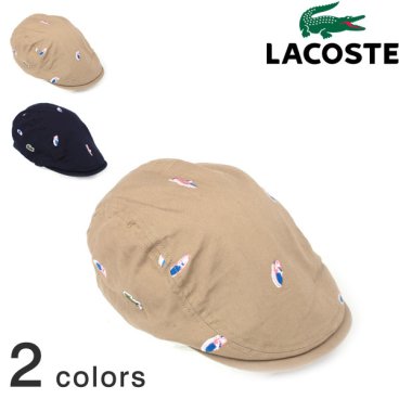 LACOSTE ラコステ ハンチング 帽子 メンズ レディース 日本製 L3528
