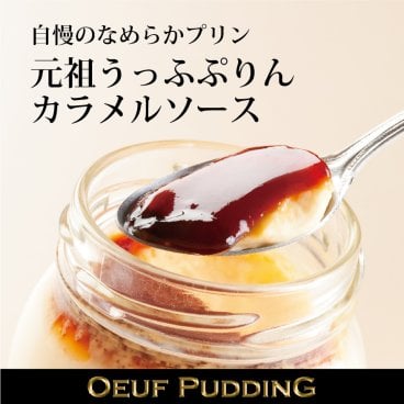 【元祖うっふぷりん カラメルソース  6個入】