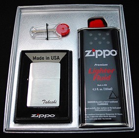 名入れZIPPOライター　深彫り　ギフトボックス付　#200文字彫刻サービス　プレゼント包装無料