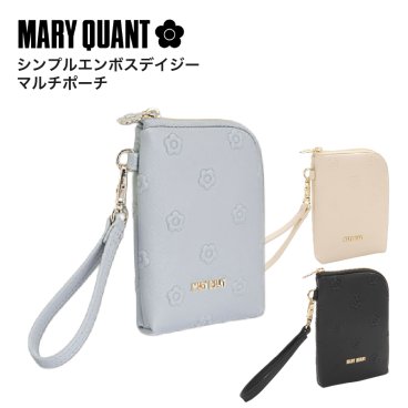 【公式】【シンプルエンボスデイジー マルチポーチ】マリークワント MARY QUANT マリークヮント マリクワ ポーチ マルチケース コスメポーチ シガレットケース デイジー