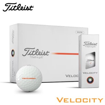 即日オウンネーム 名入れ対応 タイトリスト ベロシティ VELOCITY ゴルフボール 1ダース(12球) 2026年モデル (日本正規品)