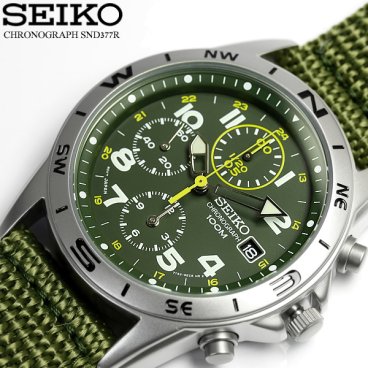 逆輸入 SEIKO セイコー クロノグラフ メンズ 腕時計 ウォッチ うでどけい Men's クロノ 海外モデル SND377R