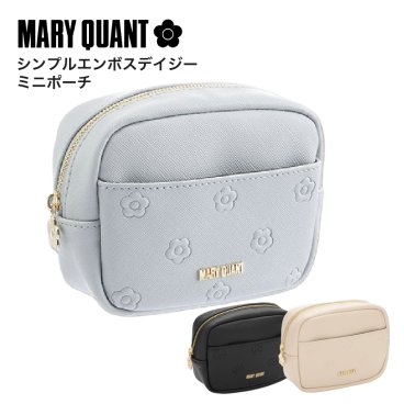 【公式】【シンプルエンボスデイジー ミニポーチ】マリークワント MARY QUANT マリークヮント マリクワ ポーチ コスメ コスメポーチ デイジー