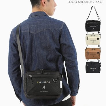 ショルダーバッグ  レディース メンズ KANGOL 横型 ショルダー 斜めがけ 肩掛け かわいい お洒落 シンプル ロゴ ロゴデザイン 人気 スポーツ ブランド 軽い 軽量 大容量 カンガルー 男 女 カンゴール ショルダー かばん バッグ 学生 母の日 ママ マザーズバッグ