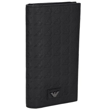 エンポリオアルマーニ EMPORIO ARMANI 財布 長財布 小銭入れ付き Y4R624-YQ67I 80001 メンズ ブラック