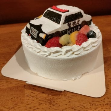 乗り物立体ケーキ15cm