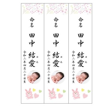 命名札【ゆうパケット送料無料】★名入れ★お急ぎ対応可