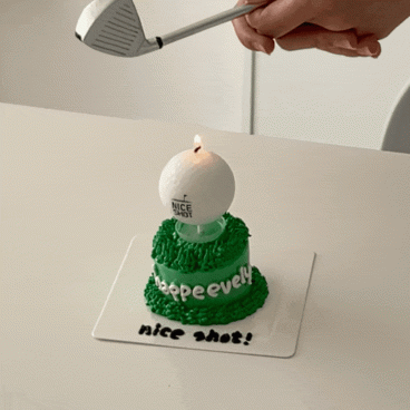 ゴルフボールローソク バースデーキャンドル 誕生日