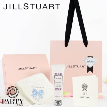 JILL STUART(ジルスチュアート) ハンカチ＆ハンドクリーム ギフトセット　　コスメ 化粧品 デパコス ギフト プレゼント ブランド 高級 女性 人気 ラッピング ブーケ 母の日 ホワイトデー クリスマス 誕生日 キット コフレ 彼女 記念日 女友達 感謝