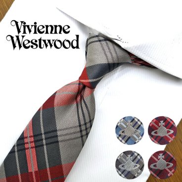 ヴィヴィアン ウエストウッド ネクタイ (7cm幅) 全4色 Vivienne Westwood ヴィヴィアンネクタイ  ネクタイ ブランド/高級/バースデー/誕生日/お祝い クリスマス/バレンタイン/父の日/入社祝い/就職祝い