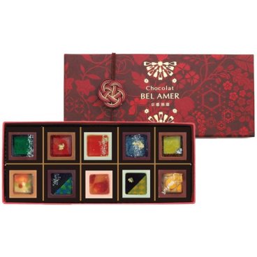 【ベルアメール BEL AMER 京都別邸 瑞穂のしずくアソート 10粒入り】 チョコレート チョコ ホワイトデー 2025 バレンタイン 贈答 ギフト