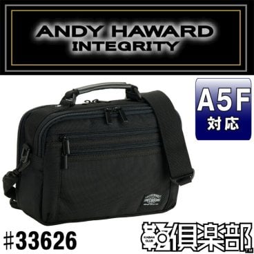 正規品 平野鞄 ひらのかばん ヒラノ ANDY HAWARD ショルダーバッグ メンズ A5F 斜めがけ 横型 a5 2室式 ダブルルーム ナイロン製 ポリエステル製 26cm #33626 hira39 旅行 ギフト