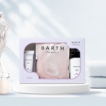 【化粧箱入り】ハンドクリーム ボディクリーム 重炭酸入浴剤  BARTH Special Body Care Set（ 無添加 ラベンダーの香り 温浴美肌 誕生日 バースデー 女性 男性 旅行 プレゼント 記念日 おしゃれ 内祝い お祝い お礼 出産 誕生日 新生活 実用的)