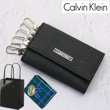 カルバンクライン Calvin Klein キーケース 6連キーホルダー レザー ブラック メンズ  バレンタイン ホワイトデー クリスマス 結婚記念日 還暦祝い 入学 卒業 入社祝い 退職 プレゼント ギフト 贈り物 恋人 夫婦 父の日 母の日 敬老の日 31CK170003