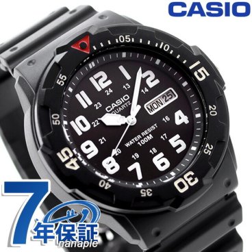 カシオ CASIO チプカシ チープカシオ 腕時計 デイデイト クラシック 海外モデル オールブラック CASIO MRW-200H-1BVDF