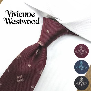 ヴィヴィアン ウエストウッド ネクタイ (7cm幅) 全3色 Vivienne Westwood ヴィヴィアンネクタイ  ネクタイ ブランド/高級/バースデー/誕生日/お祝い クリスマス/バレンタイン/父の日/入社祝い/就職祝い