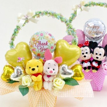 祝電 電報 結婚式 おしゃれ ぬいぐるみ 結婚祝い バルーン フラワー ギフト ウェディング 受付 飾り ウェルカム 記念日 サプライズ  装飾 風船 卓上  送料無料 造花