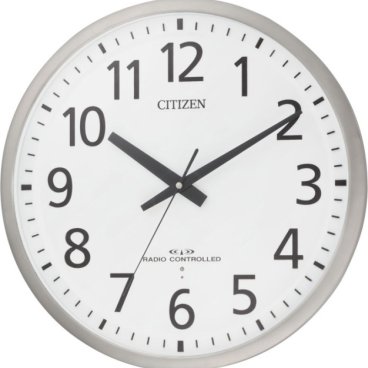 【名入れ可能】CITIZEN大型電波掛け時計　スペイシーM465