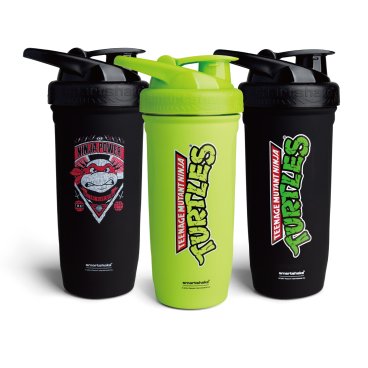 スマートシェイク 900ml ミュータントタートルズ リフォースステンレス　Smartshake Reforce Stainless TMNT COLLECTION （プロテインシェイカー ステンレス 衛生的 スタイリッシュ カメ ニンジャ 筋トレ） ◇