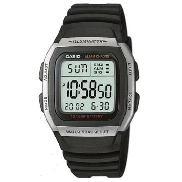 国内正規品 CASIO カシオ スタンダード 腕時計 手表 時間が見やすい メンズ 父の日 レディース 母の日 キッズ 防水 軽い ライトつき デジタル スポーツウォッチ W-96H-1AJH 成人 卒業 入学