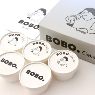BOBO.Gelato：季節のプレミアムフレーバーギフト5個セット お祝い お返し お中元 お歳暮 ジェラート アイスクリーム