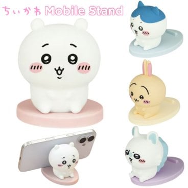 ちいかわ スマホスタンド ハチワレ うさぎ モモンガ キャラクター グッズ オブジェ スマホ置き 卓上 デスク インテリア モバイル スマホ 立て マスコット モバイル スタンド おしゃれ かわいい CK-42