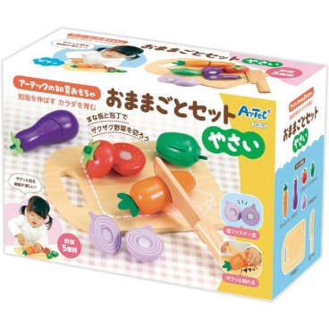 【ギフト対応無料】アーテック 木製おままごとセット やさい (006752) Artec(アーテック) 木製玩具 知育玩具 出産祝い お誕生日 0歳 1歳 2歳 3歳 ※送料無料(北海道・沖縄は除く)