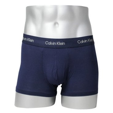 カルバンクライン：ECO PURE MODAL ボクサーパンツ (ブルーシャドー)[ボクサーパンツ/ 男性下着/ メンズインナー/人気ブランド/おすすめギフト/誕生日プレゼント/メンズファッション]