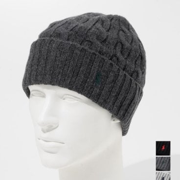 ポロ ラルフ ローレン POLO RALPH LAUREN Classic Cable Beanie クラシック ケーブル ビーニー PC1563 ニット帽 メンズ 帽子