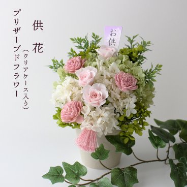 お彼岸 お彼岸の花 仏花 プリザーブドフラワー お供え 供花 お悔やみ 仏壇 【ケース入り】 ピンク お供え花 お供えの花 お悔み 花 アレンジメント フラワーアレンジメント 命日 法要 法事 仏壇用 お盆 弔事 初盆 新盆 お悔みの花 初七日 四十九日 一周忌 三回忌 法要 御仏前 仏前 洋風 アレンジメント バラ 女性