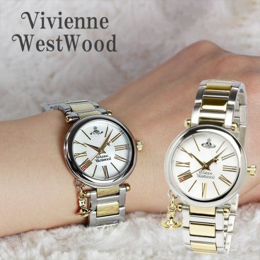 Vivienne Westwood ヴィヴィアンウエストウッド レディース 腕時計 ウォッチ ブランド ギフト シェル チャーム シルバー ゴールド VV006MOPSG