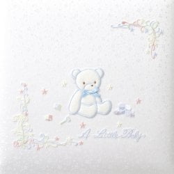 出産祝いに 名入れベビーアルバム★ナカバヤシアルバム [リトルベビー・ブルー]（アH-LB-700-B）