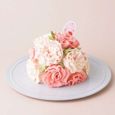 【大切なあの人と大切な記念日に】ローズフラワーケーキ