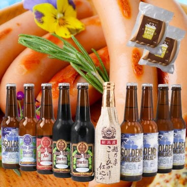 特選ギフト 贈り物 贈答品 プレゼント ビール クラフトビール 金賞受賞ビール 10本 瓶 330ml 飲み比べ ソーセージ 2個の詰合せ お買い得 パーティー お土産 地ビール クラフトビール