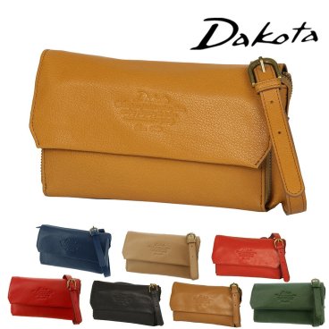 ダコタ Dakota ショルダー ショルダーバッグ バッグ 2way 斜めがけ ポシェット アミューズ 1032460 本革 クラッチバッグ お財布ポシェット メンズ レディース キッズ 送料無料 誕生日プレゼント ギフト ラッピング無料