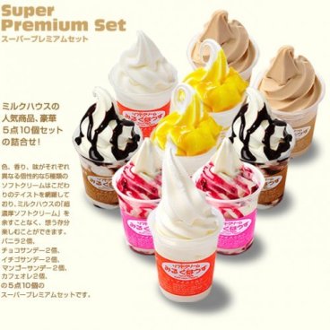 札幌ミルクハウス 北海道低温殺菌牛乳使用 5種類10個入り スーパープレミアムセット