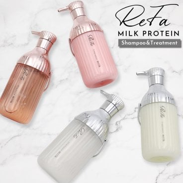 ReFa MILK PROTEIN リファ ミルクプロテイン シャンプー＆トリートメントセット リファ シャンプー ミルクプロテイン リファ トリートメント refa シャンプー トリートメント セット REFA シャンプー トリートメント ヘアケア ギフト 頭皮ケア