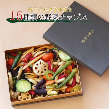 大地の生菓 15種類の野菜チップス ギフトBOXセット 300g 送料無料 野菜スナック お菓子 おやつ おつまみ ネット限定商品 スイーツ プレゼント ギフト