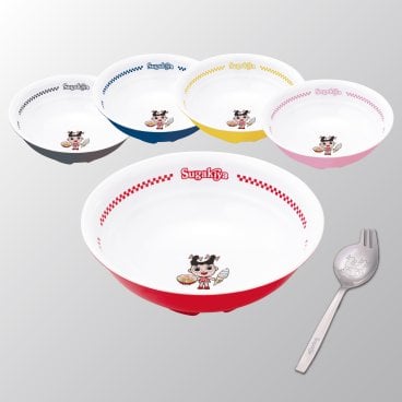 どんぶり&ラーメンフォークセット ギフト 父の日 母の日 敬老の日 クリスマス お歳暮 食器セット　スガキヤ ラーメンどんぶり