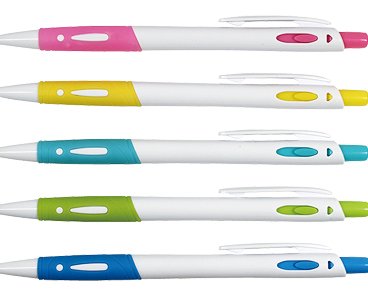 【名入れ無料】【最小ロット20本～】 カラフルラバーボールペン フルカラー名入れ 名入れボールペン 小ロットOK ノベルティ 販促品 記念品 安い 粗品 企業向け 展示会用 景品 大量発注OK