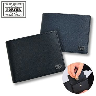 ポーター カレント ウォレット 052-02203 財布 二つ折り 革 吉田カバン PORTER CURRENT 二つ折り 二つ折り財布 WALLET 薄い 本革 小銭入れあり ICカード メンズ レディース プレゼント ギフト 天赦日 一粒万倍日 寅の日 結婚祝 誕生日 就職祝 新生活 結婚記念日 バレンタイン