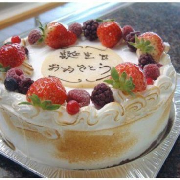 バースデーケーキ　 ホールアイスケーキ M　誕生日　母の日