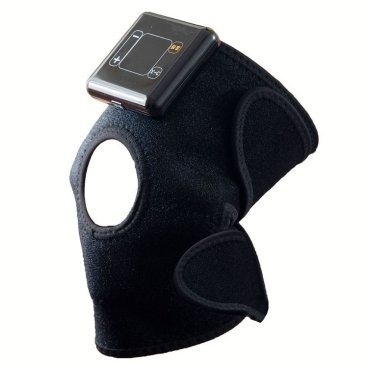 サポーター式ひざ用低周波治療器 ブラック IHP-0210A 低周波治療器 ひざサポーター 膝治療器 関節痛 温熱 電気治療 保温 神経痛 血行促進 疲労回復 【D】